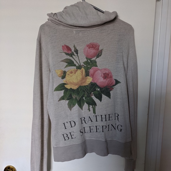 Wildfox grey hoodie size small made in USA - Picture 2 of 4